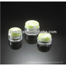 15ml 30ml 50ml 100ml Lujo Doble pared ronda cosméticos Jar